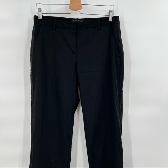 THEORY black straight leg pants size 8 - Picture 4 of 7
